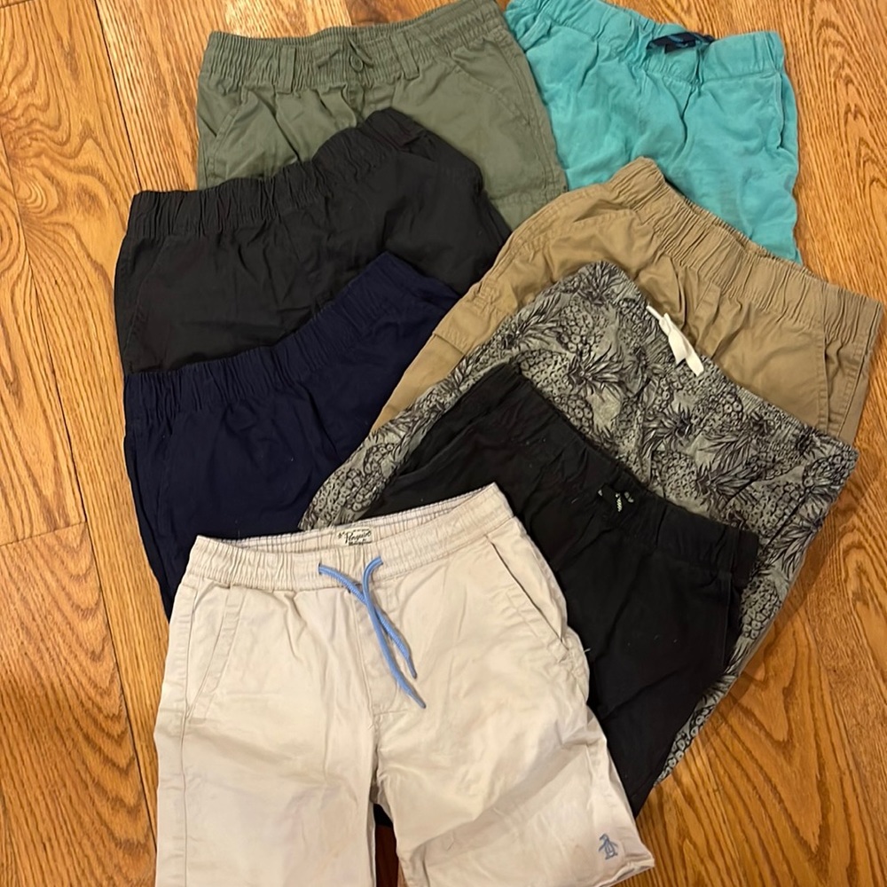 Boys shorts bundle size 8 old navy and childrens place